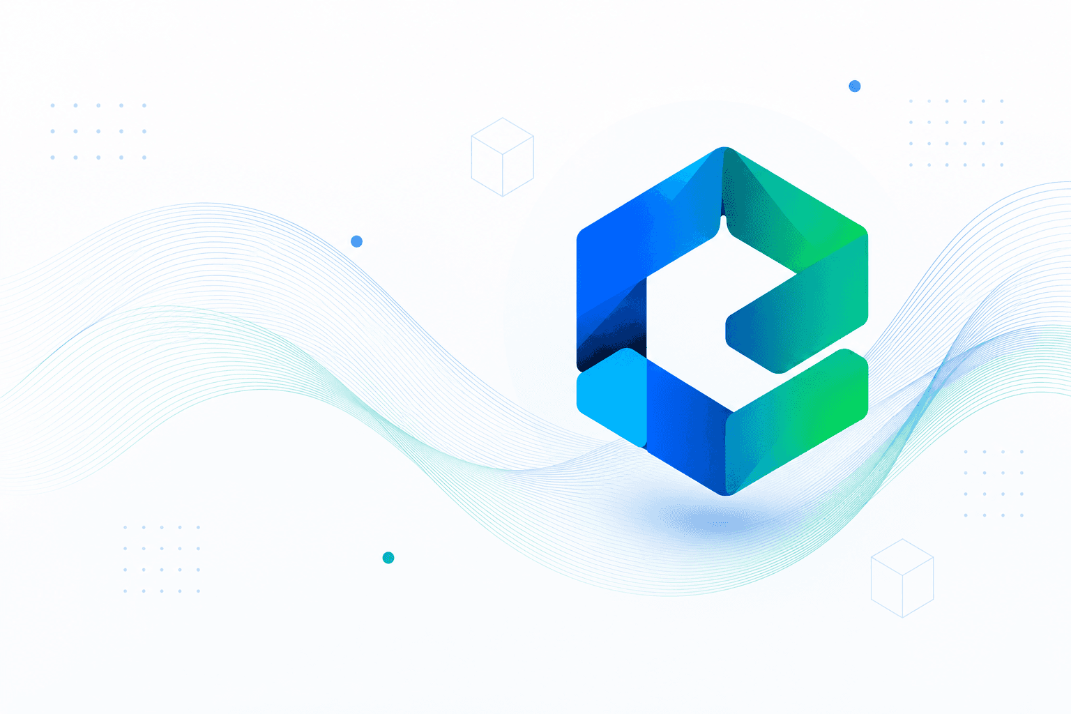 Abstract Evenion brand artwork representing work in progress
